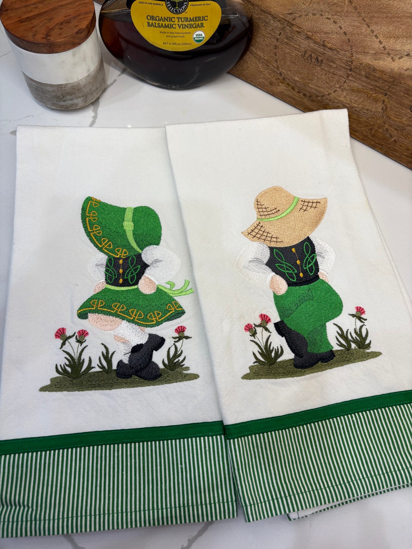 Irish Dancers Tea Towel-set