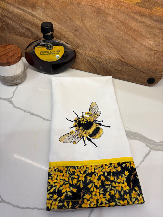 Honey Bee Tea Towel